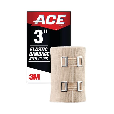 ACE Elastic Bandage with E-Z Clips, 3 x 64 207314